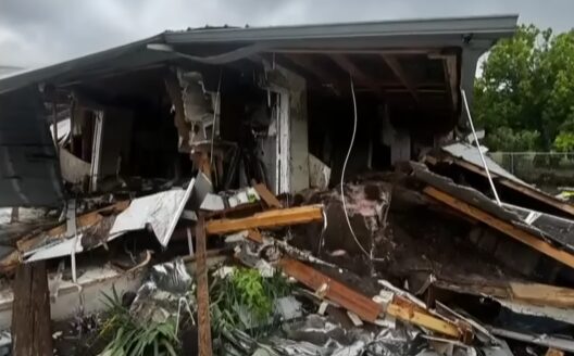 Autoridades reducen a solo tres el número de desaparecidos tras las inundaciones en Texas; continúan labores de búsqueda en el río Guadalupe. Captura: YouTube / CBS Evening News