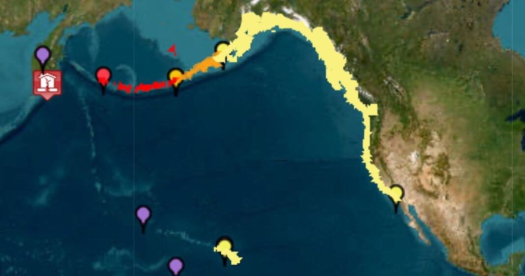 El sismo de 8.8 en Kamchatka provocó un tsunami y alertas en varias zonas del Pacífico, incluyendo Japón y Hawaii. Foto: @volcaholic1 en X