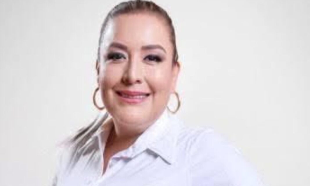 La alcaldesa de Cuitzeo, Rosa Elia Milán. Foto: @azucenau