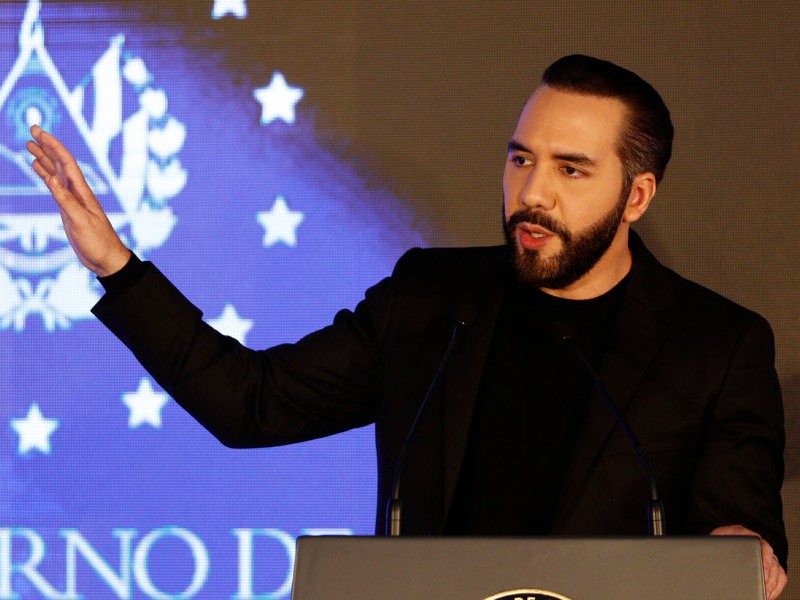 El presidente de El Salvador, Nayib Bukele. Foto: EFE, cortesía/Archivo