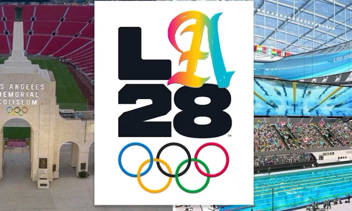 Logo de los Juegos Olímpicos Los Ángeles 2028. Foto: Juegos Olímpicos LA28