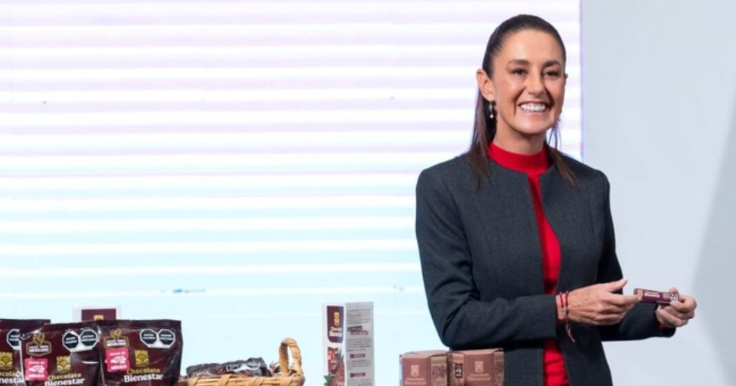 Sheinbaum presenta Chocolate del Bienestar