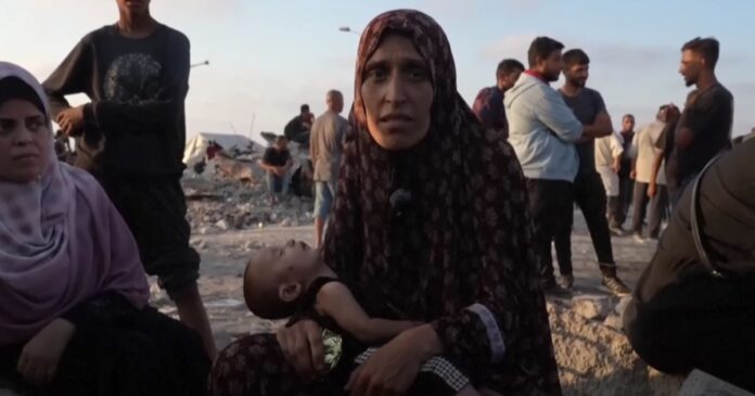 La ONU alerta que Gaza ha alcanzado niveles críticos de hambre tras 22 meses de guerra y restricciones al ingreso de ayuda humanitaria. Foto: YouTube Sky News