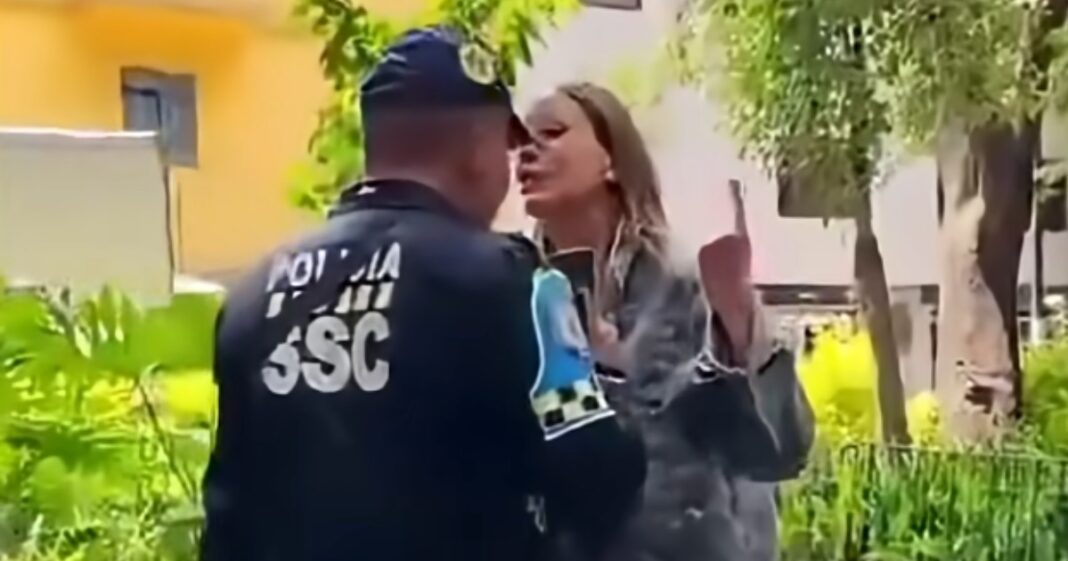 Dan acompañamiento a oficial agredido por 