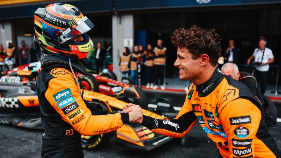Piastri y Norris lucharán libremente por el campeonato de F1 bajo la política abierta de McLaren. @McLarenF1 en X