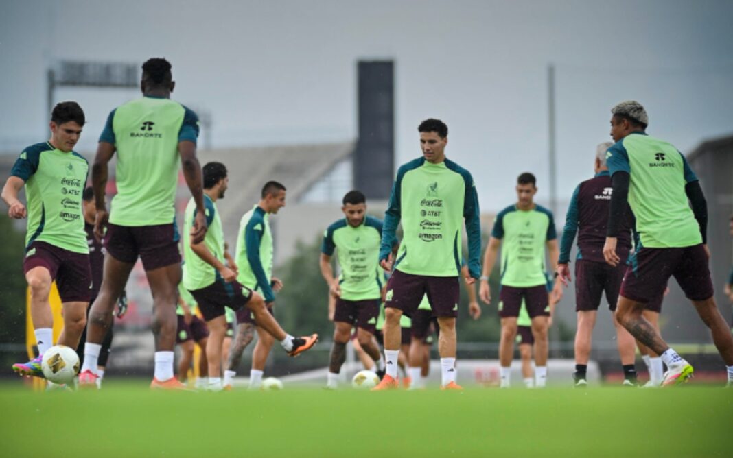 México entrenando previo a final de Copa Oro 2025