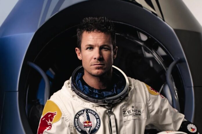 Felix Baumgartner, el hombre que rompió la barrera del sonido en caída libre. Foto: Redes sociales