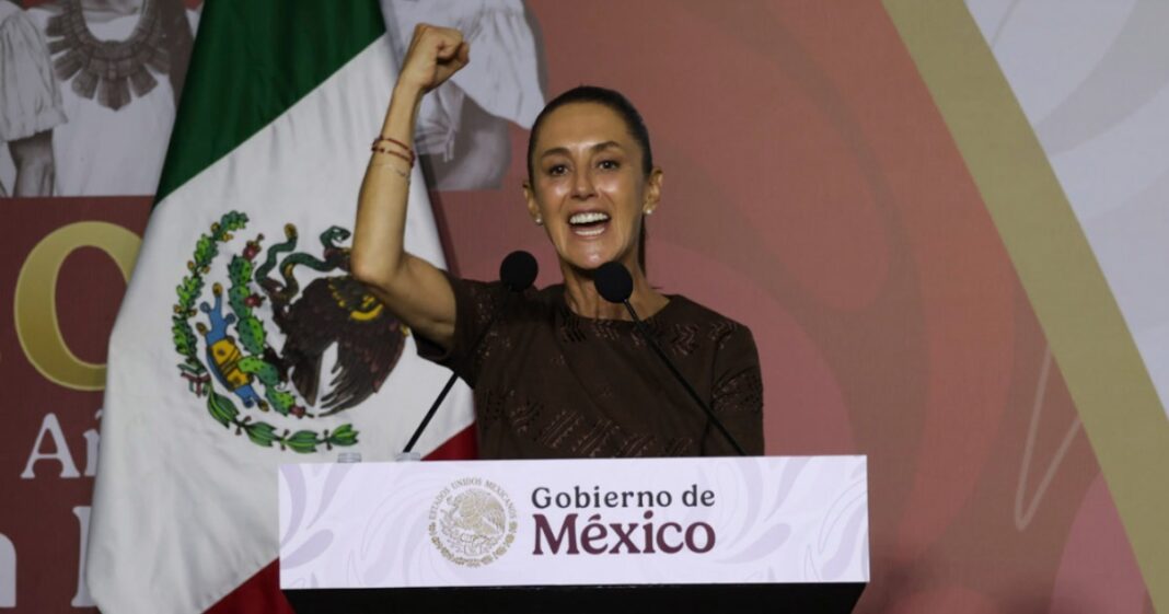 Claudia Sheinbaum aseguró que la soberanía y el bienestar del pueblo mexicano no se negocian con Estados Unidos. Foto: Gobierno de México