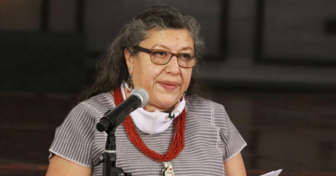 Teresa Reyes Sahagún dejará la CNB el 31 de agosto tras una gestión cuestionada por colectivos y sin experiencia previa en desapariciones. Foto: Redes sociales