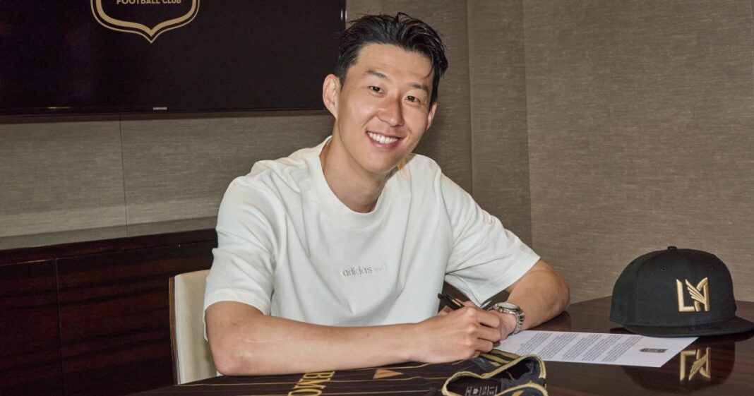 Son Heung-min, ex figura del Tottenham, fue presentado oficialmente como nuevo jugador de LAFC. Foto: @LAFC en X