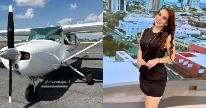 Débora Estrella, conductora de Multimedios, perdió la vida en el desplome de una avioneta en Monterrey, Nuevo León. Foto: Instagram Débora Estrella