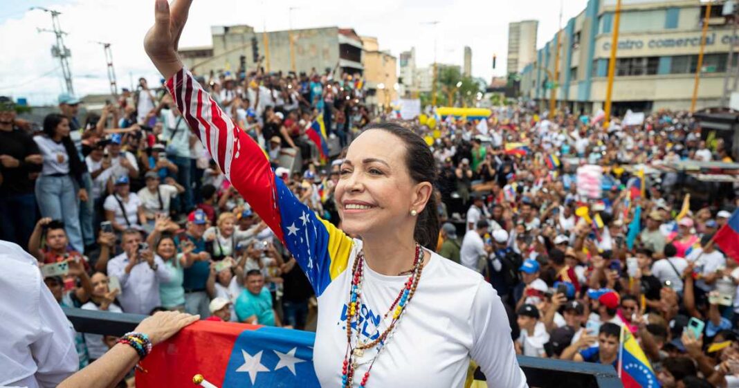 La líder opositora venezolana María Corina Machado, ganadora del Nobel de la Paz 2025, afirmó que Nicolás Maduro “tiene los días contados”. Foto: EFE, archivo
