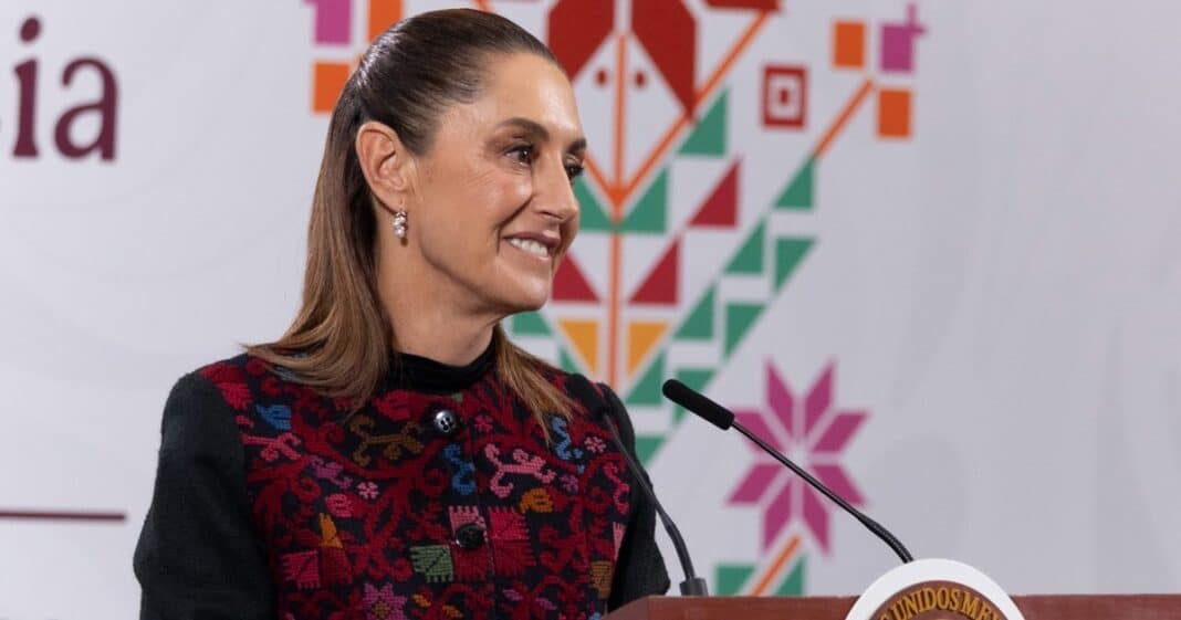 La presidenta de México, Claudia Sheinbaum, evitó opinar sobre el Nobel de la Paz otorgado a la líder opositora venezolana María Corina Machado. Foto: EFE