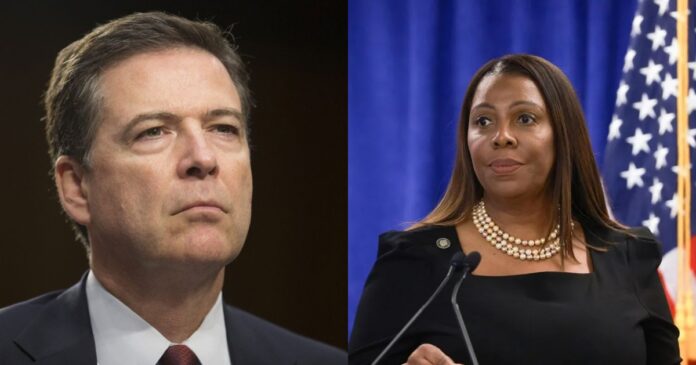 La jueza Cameron McGowan Currie desestimó el caso contra James Comey y Letitia James por la designación ilegal de la fiscal interina Lindsey Halligan. Foto: EFE, especial
