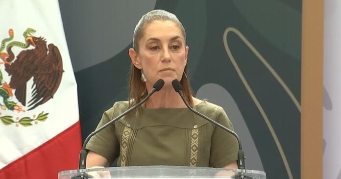 Claudia Sheinbaum durante un evento en Morelos donde afirmó que su Gobierno está “muy fuerte” y “unido” tras el respaldo público de AMLO. Foto: Tomada de X