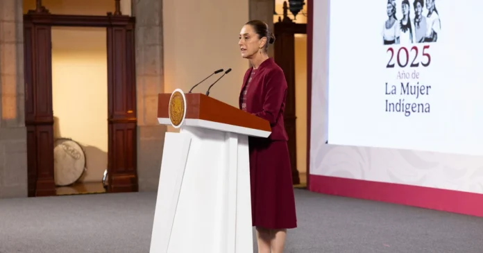 Claudia Sheinbaum atribuyó la violencia juvenil al abandono histórico de los jóvenes y adelantó la presentación del Plan Michoacán por la Paz y la Justicia. Foto: EFE
