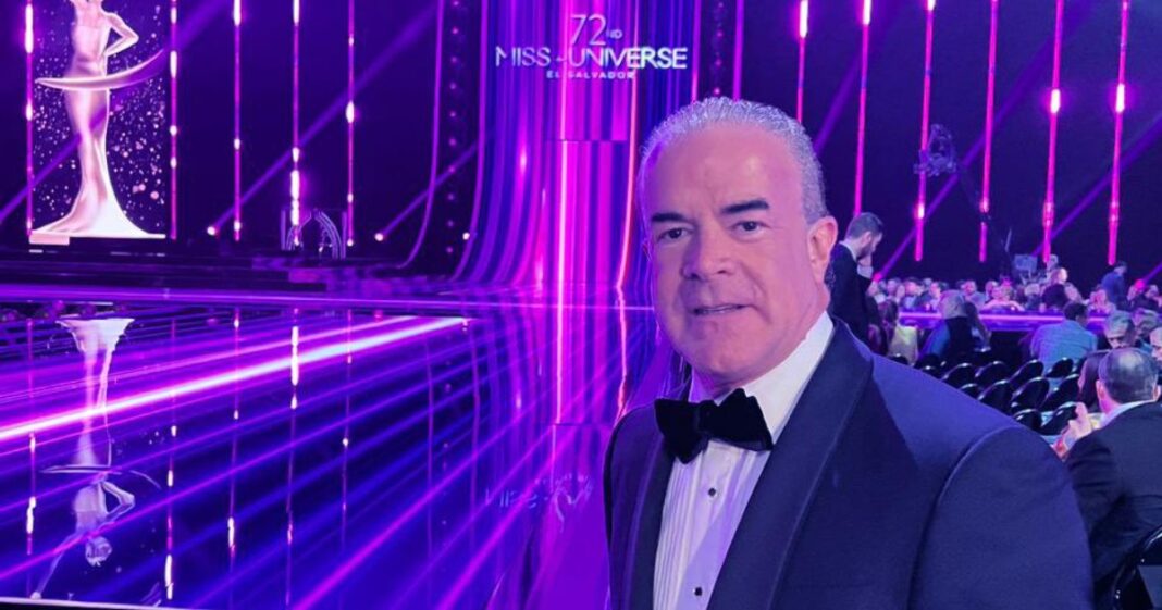 Raúl Rocha Cantú, empresario mexicano y dueño de Miss Universo, fue destituido como cónsul honorario en México por el Gobierno de Guatemala. Foto: Tomada de X