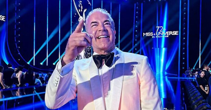 El dueño de la marca Miss Universo, Raúl Rocha Cantú. Tomada de X El dueño de la marca Miss Universo, Raúl Rocha Cantú. Tomada de X