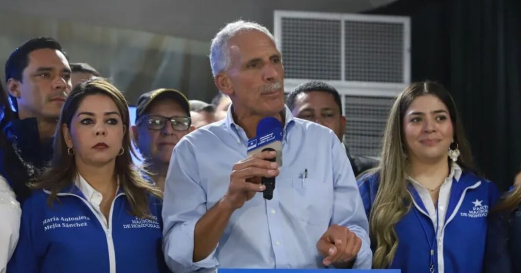 Nasry Asfura, candidato del Partido Nacional, lidera el conteo preliminar de las elecciones generales en Honduras, según datos del Consejo Nacional Electoral. Foto: EFE