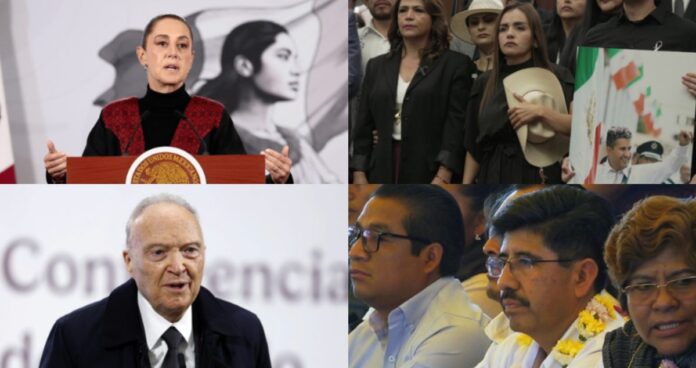 Imágenes de algunos de los protagonistas que marcaron la agenda política, cultural, deportiva y social de México durante 2025. Foto: EFE