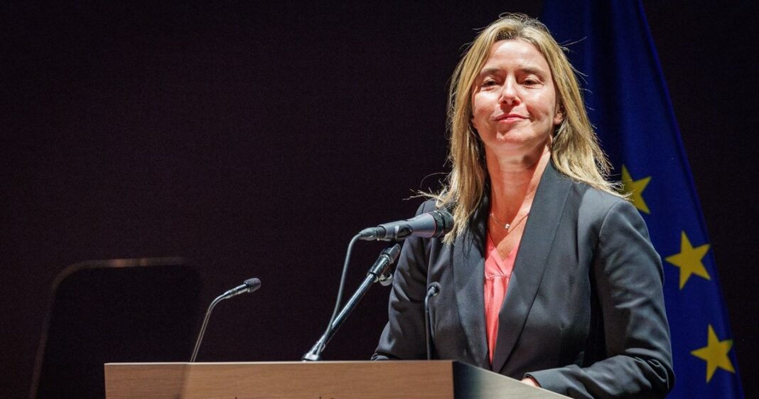 Federica Mogherini renunció como rectora del Colegio de Europa tras ser imputada por un caso de presunta corrupción con fondos europeos. Foto: EFE/Archivo