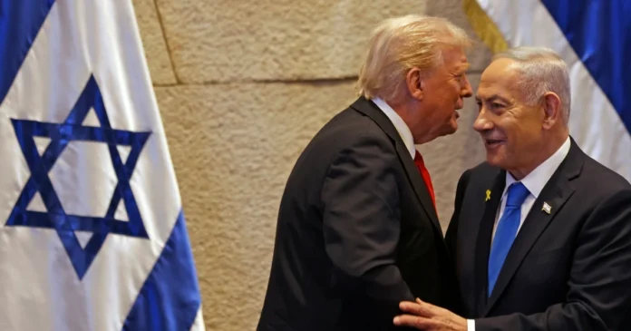Donald Trump y Benjamin Netanyahu durante un encuentro previo, en medio de crecientes tensiones en la relación entre Estados Unidos e Israel. Foto: EFE/Archivo