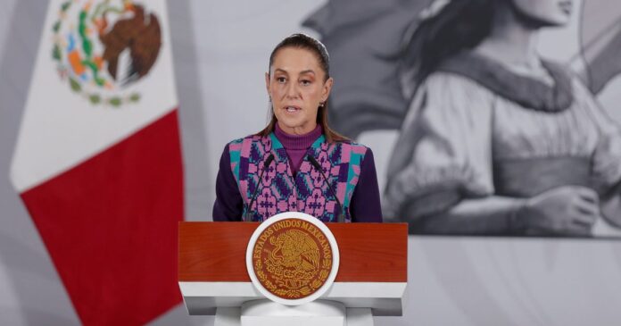 Claudia Sheinbaum confirmó su participación en el sorteo del Mundial 2026, donde México será cabeza de serie del Grupo A. Foto: EFE