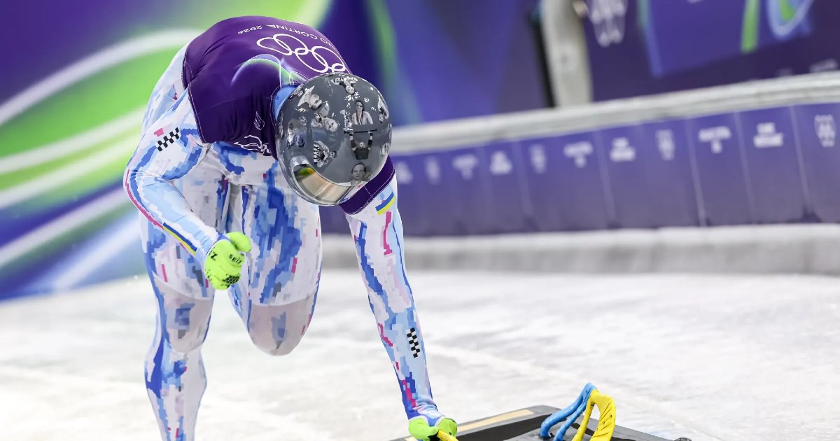 Heraskevych fue excluido de los Juegos por usar un casco con fotografías de atletas fallecidos. Foto: EFE/Andrea Solero