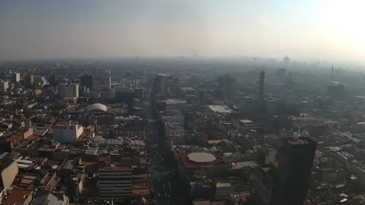 Autoridades activaron la Fase 1 de contingencia ambiental por ozono en la Zona Metropolitana del Valle de México. Foto: Webcams de México