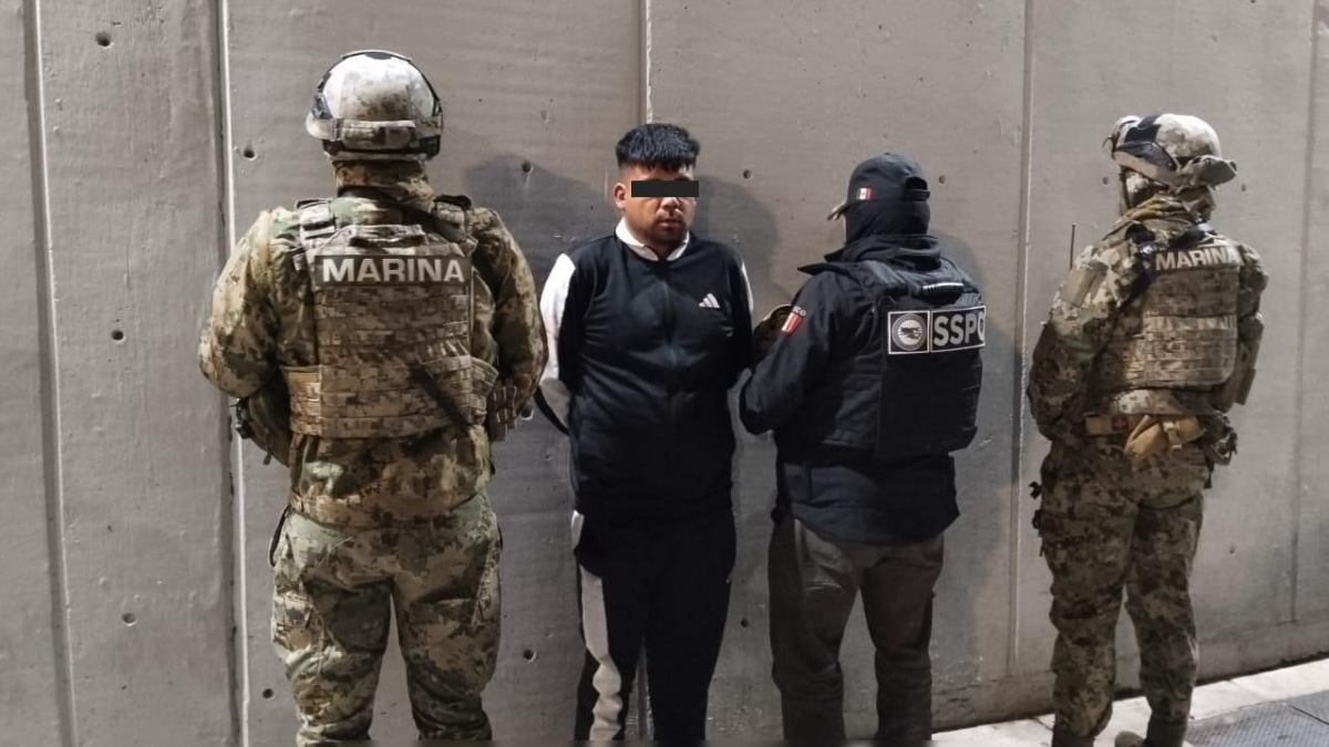 Las autoridades federales realizaron la detención en el municipio de Santa Cruz, Tlaxcala. Foto: Gobierno de México