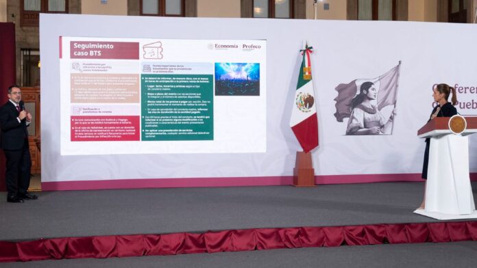 Profeco busca mayor transparencia en venta de boletos para conciertos. Foto: Gobierno de México