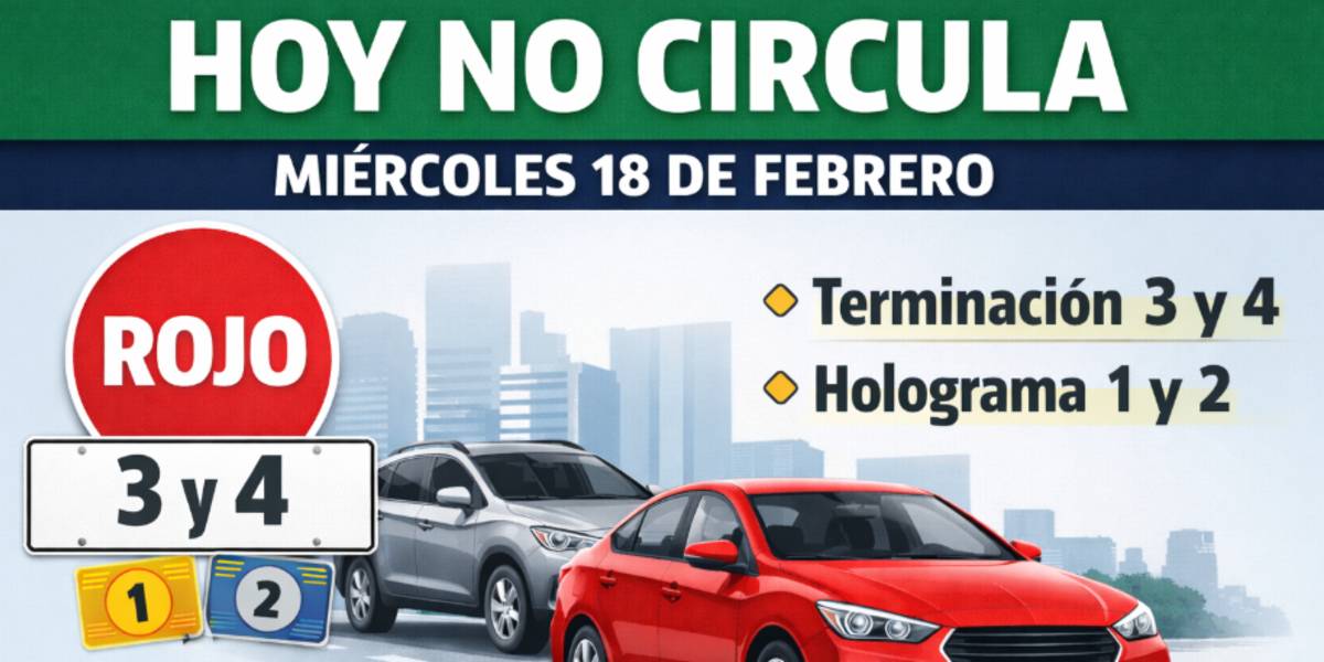 El programa Hoy No Circula restringe la circulación de vehículos según el color de engomado y terminación de placas. Foto: Especial