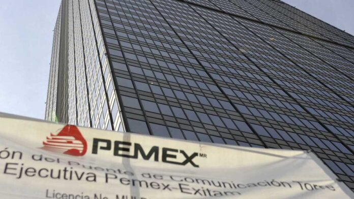 Vista de la Torre Corporativa de Petróleos Mexicanos (Pemex), ubicada en Ciudad de México. Foto: EFE/Mario Guzmán/Archivo