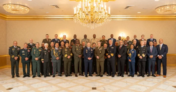 Los secretarios de Defensa y Marina participan en una reunión multilateral con el Comando Norte en Washington. Foto: @thejointstaff en X