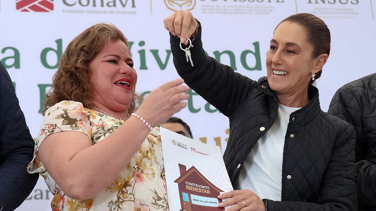La presidenta de México, Claudia Sheinbaum, durante un evento en Monclova, Coahuila. Foto: EFE/Presidencia de México