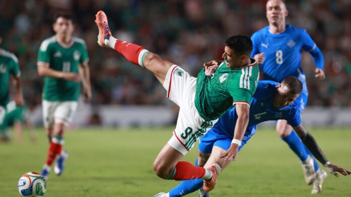 Selección Mexicana venció a Islandia en amistoso disputado en Querétaro. Foto: EFE/Alex Cruz