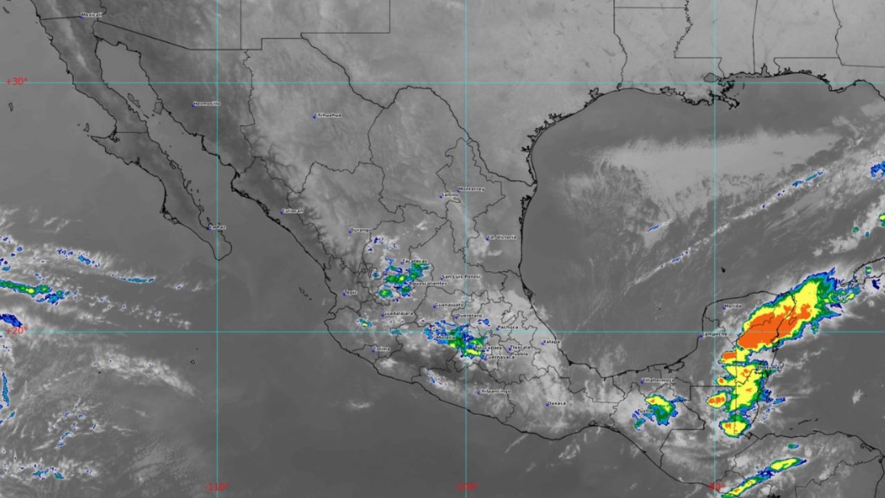 El frente frío 40 provocará lluvias, vientos fuertes y contrastes de temperatura en México. Foto: SMN