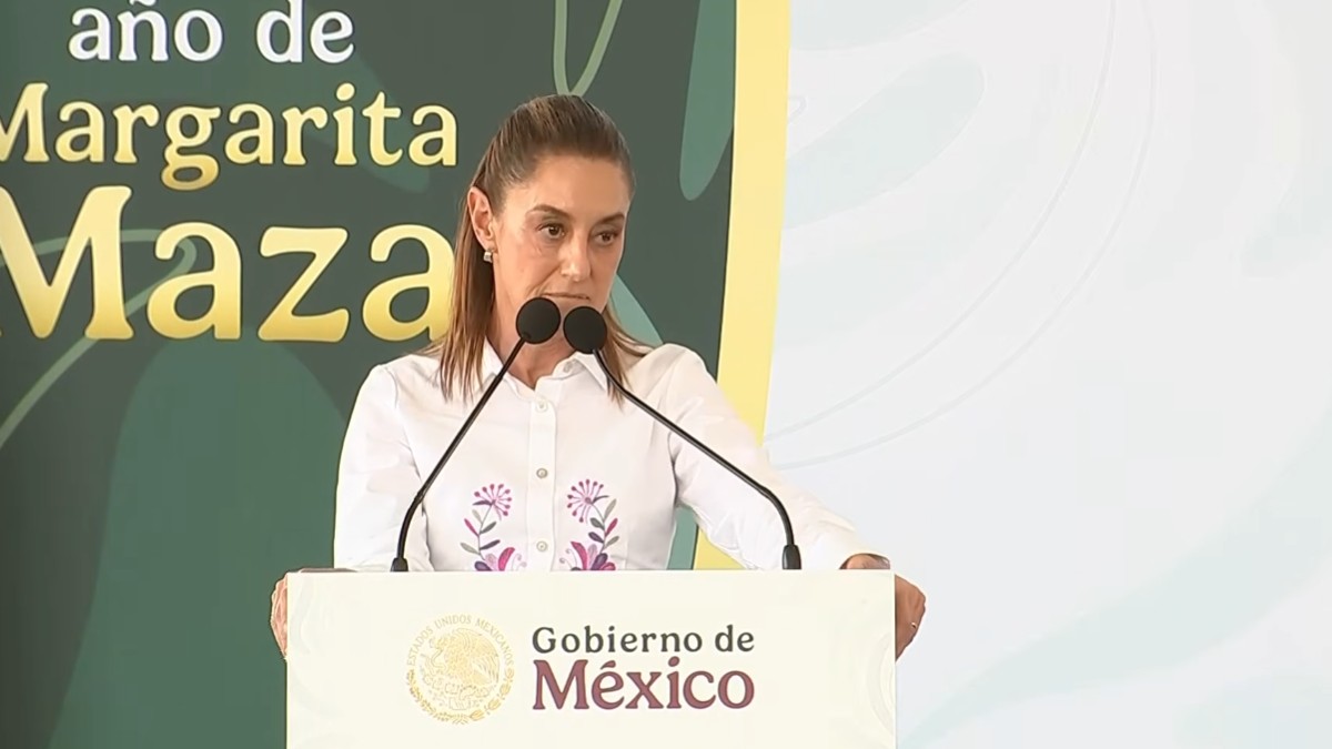 La presidenta Claudia Sheinbaum reaccionó a los señalamientos de Donald Trump sobre la violencia del narcotráfico en México. Foto: Gobierno de México/YouTube