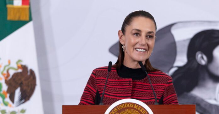 La presidenta de México, Claudia Sheinbaum, durante su “Mañanera del Pueblo” este lunes 30 de marzo de 2026. Foto: Gobierno de México