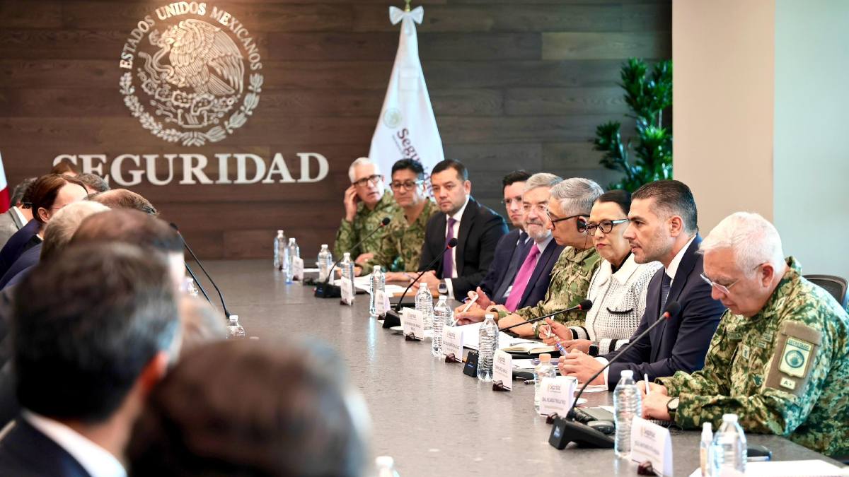 Autoridades mexicanas coordinan con la FIFA los protocolos de seguridad para el Mundial de 2026. Foto: Gobierno de México