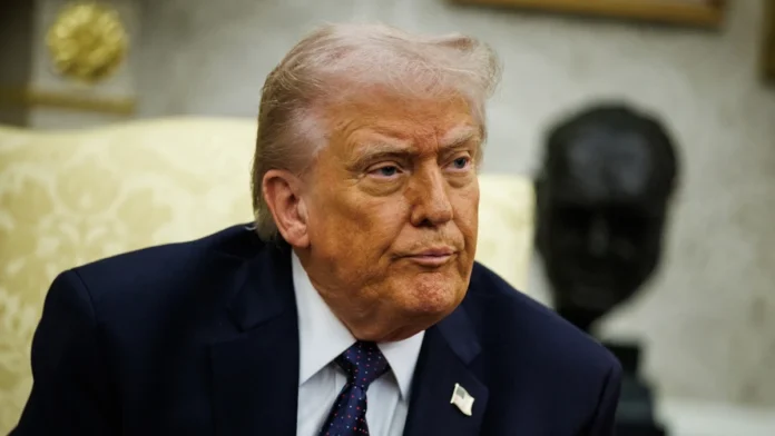 El presidente de Estados Unidos, Donald Trump, durante un evento en la Casa Blanca. Foto: EFE/EPA/Samuel Corum/POOL