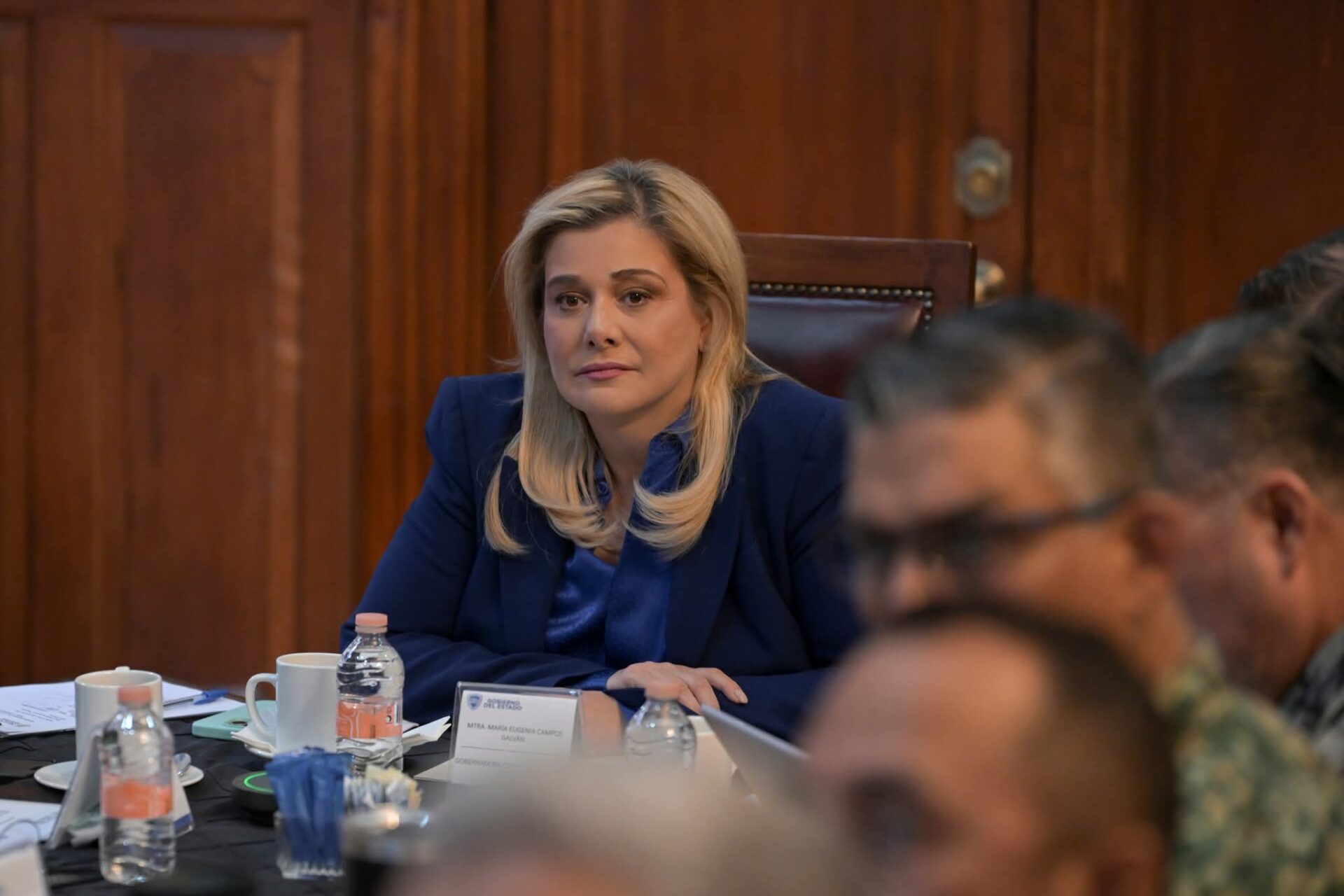 La gobernadora de Chihuahua, Maru Campos, canceló su asistencia al Senado en medio de la polémica por agentes estadounidenses. Foto: @MaruCampos_G en X