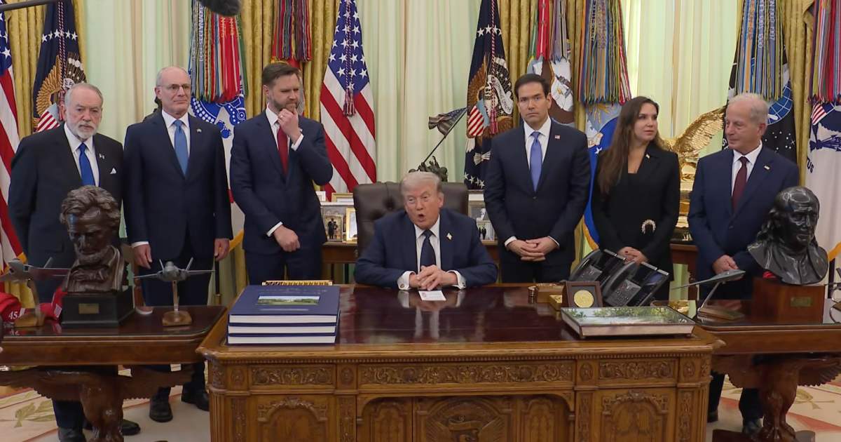 Donald Trump anunció la extensión del alto el fuego entre Israel y Líbano tras reunión en la Casa Blanca. Foto: White House YouTube