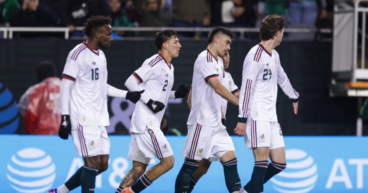 Jugadores de México en el partido ante Bélgica en amistoso rumbo al Mundial 2026. Foto: @miseleccionmx en X