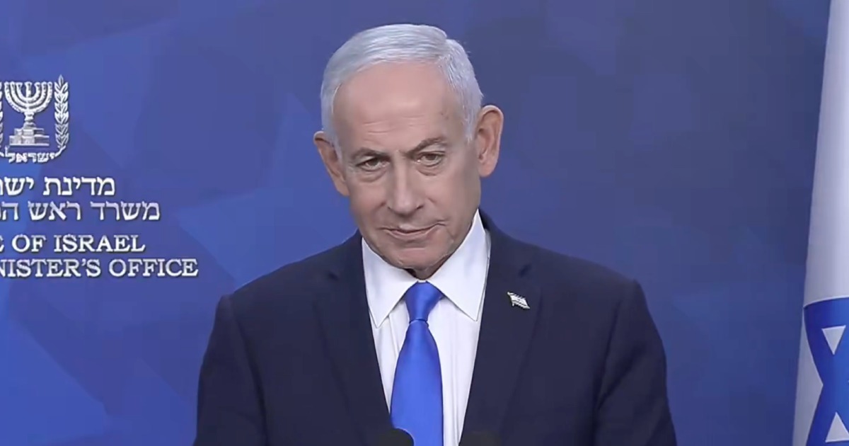 El primer ministro de Israel, Benjamín Netanyahu, anuncia el inicio de negociaciones con Líbano en medio de la escalada de tensiones en Medio Oriente. Foto: Tomada de X