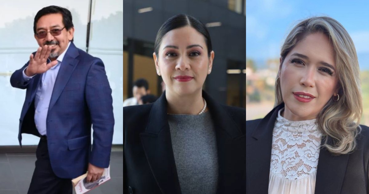 Arturo Manuel Chávez, Blanca Yassahara Cruz y Frida Denisse Gómez serán nuevos consejeros del INE. Foto: Tomada de X