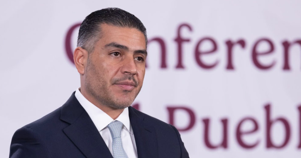 El secretario de Seguridad y Protección Ciudadana (SSPC), Omar García Harfuch, durante la ‘Mañanera del Pueblo’ del martes 14 de abril de 2026. Foto: Gobierno de México