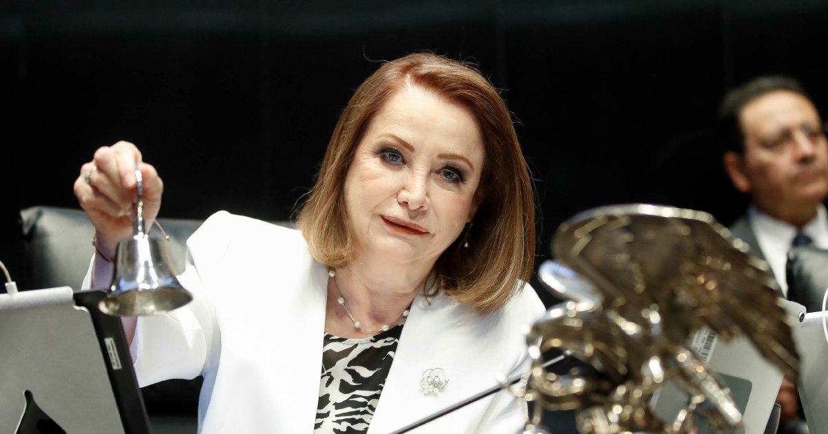 La presidenta de la Mesa Directiva del Senado de la República de México, Laura Itzel Castillo Juárez. Foto: Senado