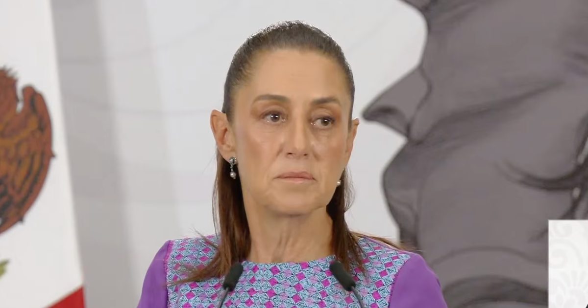 La presidenta de México, Claudia Sheinbaum, fija postura sobre acusaciones de EE.UU. contra funcionarios de Sinaloa. Foto: Tomada de X