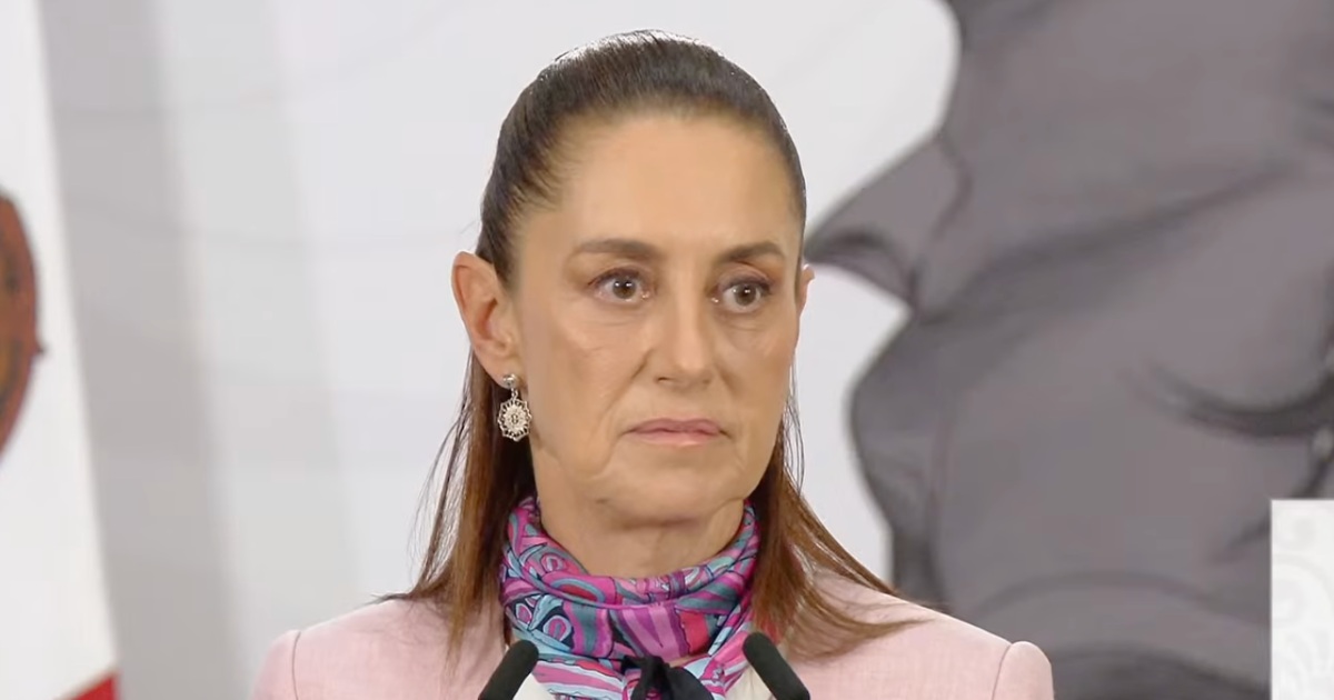 Claudia Sheinbaum durante conferencia donde defendió la soberanía de México tras caso Chihuahua. Foto: Tomada de X
